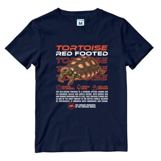 Cotton Shirt: Red Footed Tortoise