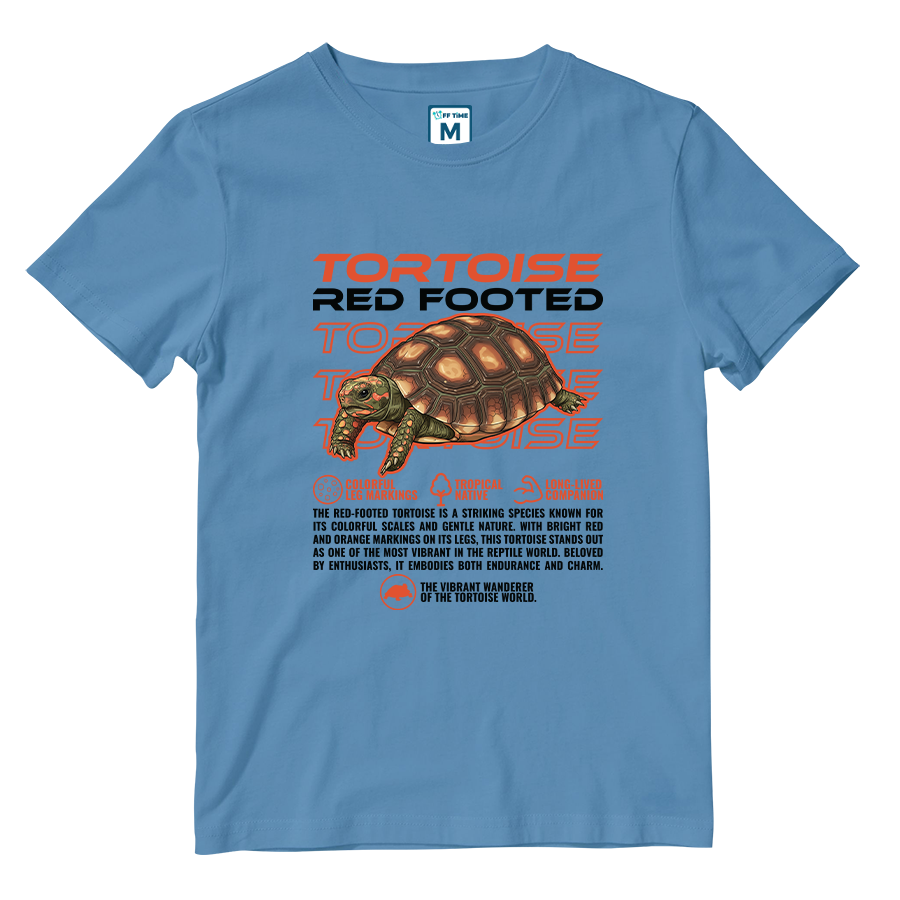 Cotton Shirt: Red Footed Tortoise