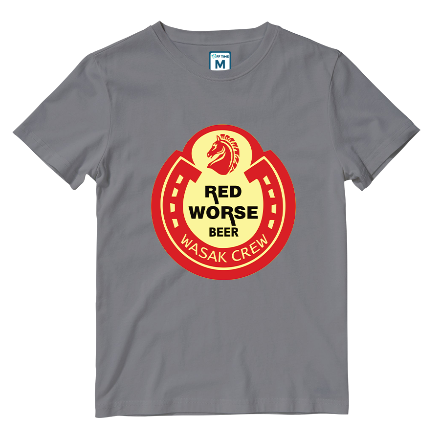 Cotton Shirt: Red Worse