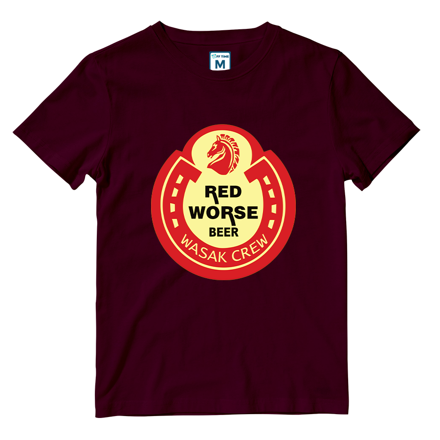 Cotton Shirt: Red Worse