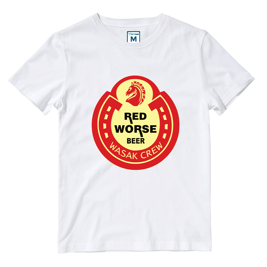 Cotton Shirt: Red Worse