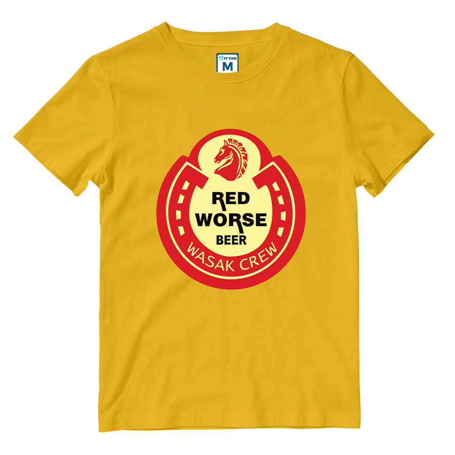Cotton Shirt: Red Worse