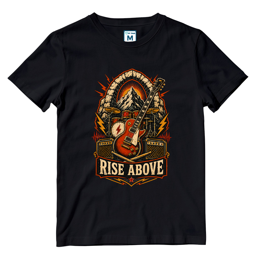 Cotton Shirt: Rise Above