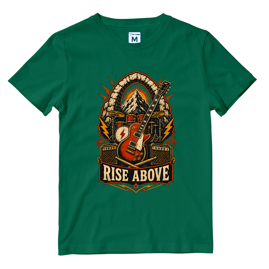 Cotton Shirt: Rise Above