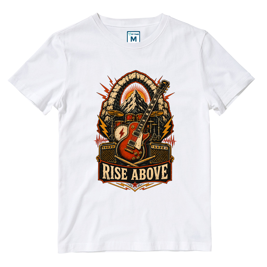 Cotton Shirt: Rise Above
