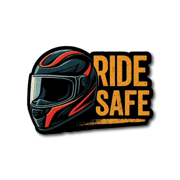 Acrylic Vehicle Badge: Ride Safe