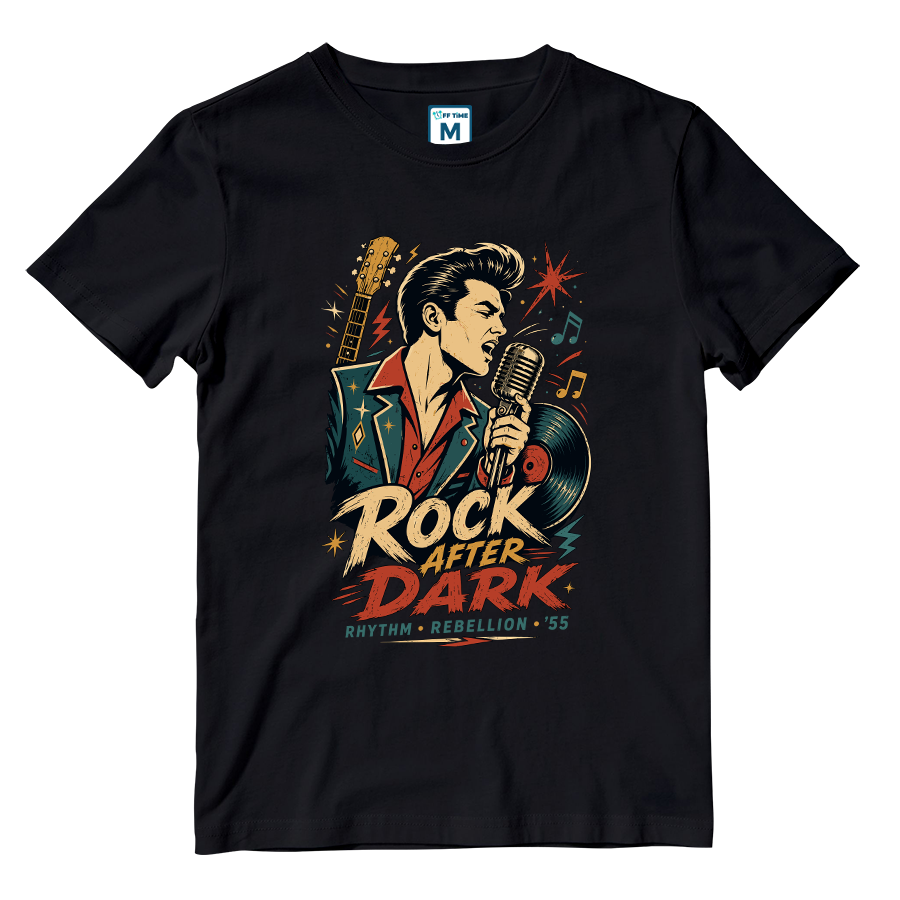 Cotton Shirt: Rock Dark