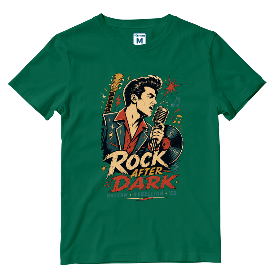 Cotton Shirt: Rock Dark