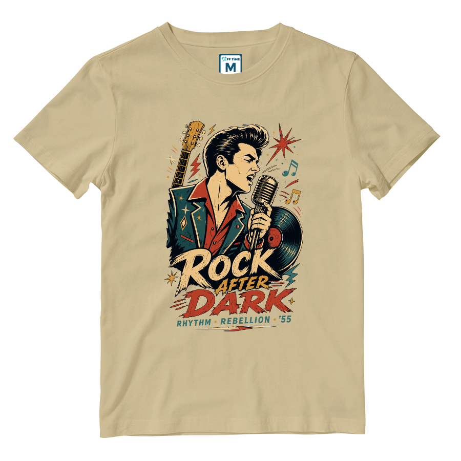Cotton Shirt: Rock Dark