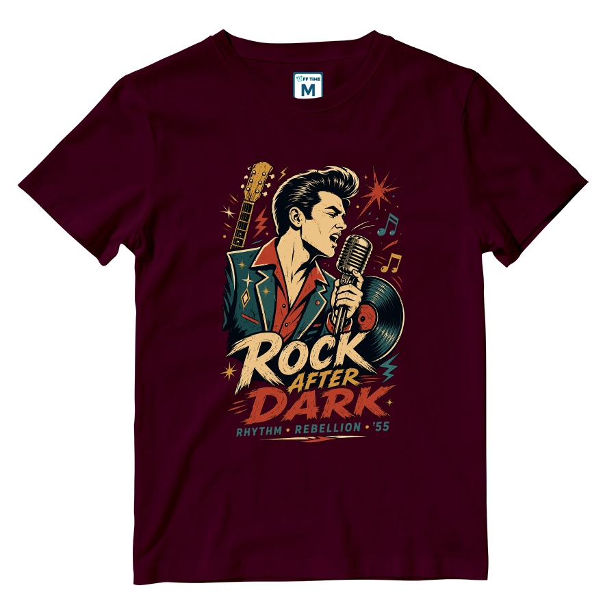 Cotton Shirt: Rock Dark