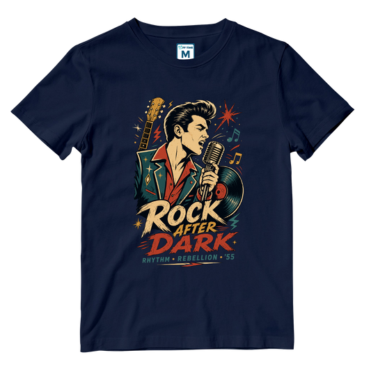 Cotton Shirt: Rock Dark