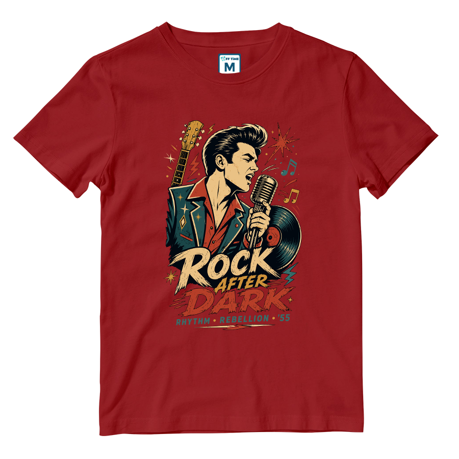 Cotton Shirt: Rock Dark