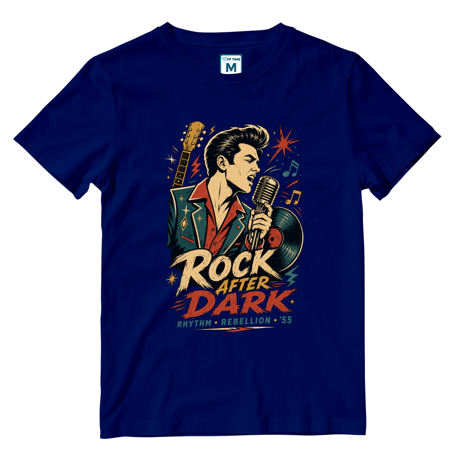 Cotton Shirt: Rock Dark