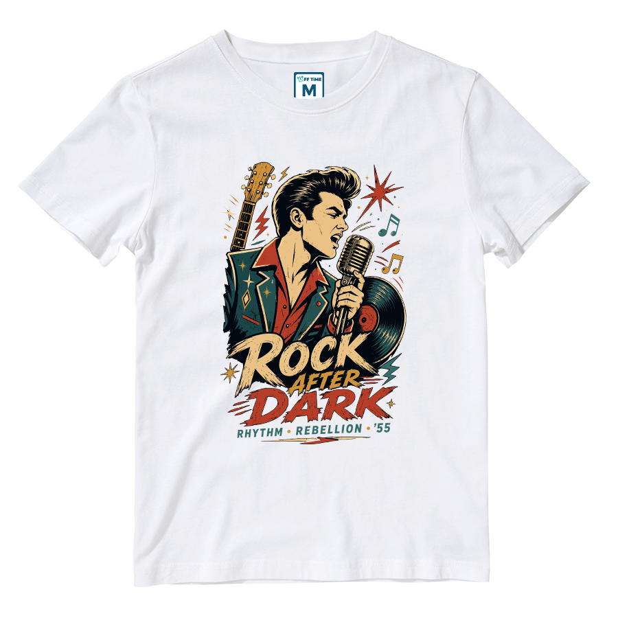 Cotton Shirt: Rock Dark