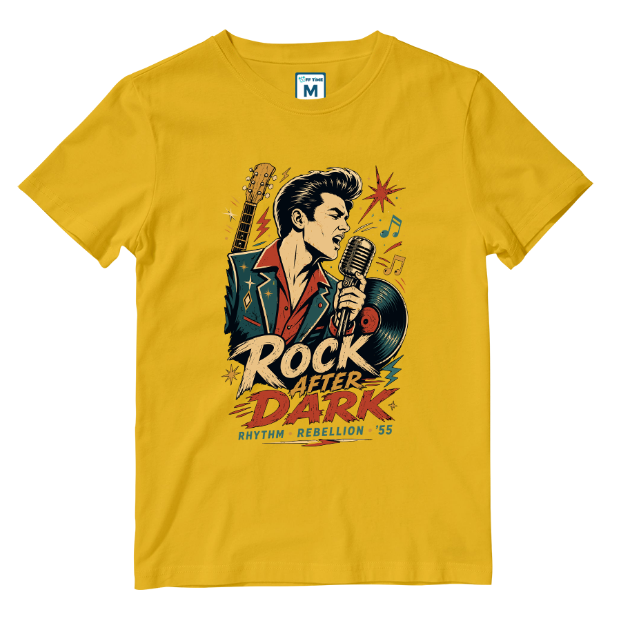 Cotton Shirt: Rock Dark