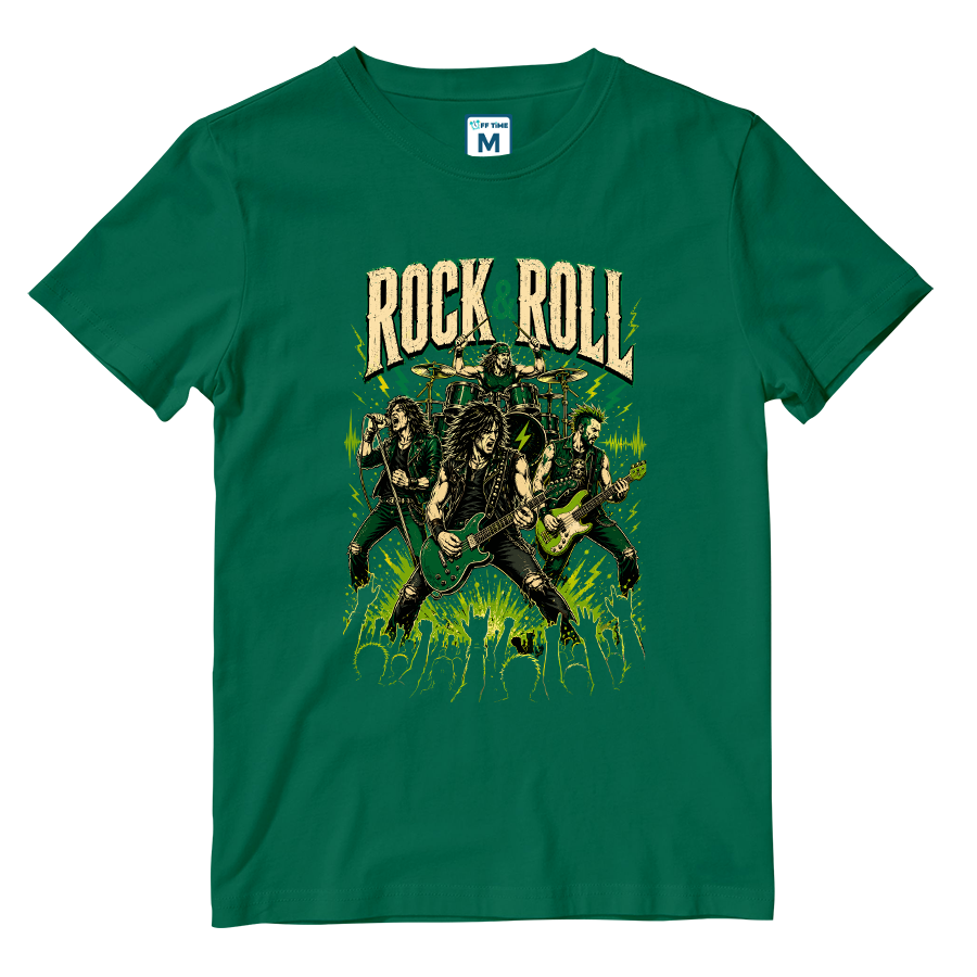 Cotton Shirt: Rock Green