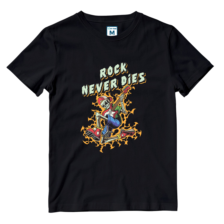 Cotton Shirt: Rock Never Dies