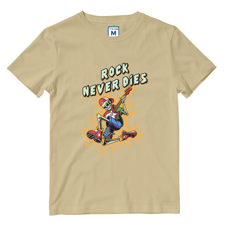 Cotton Shirt: Rock Never Dies