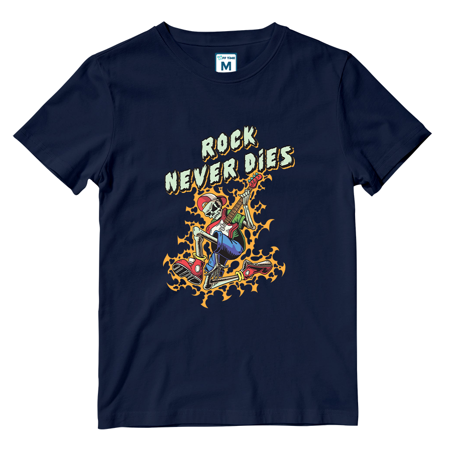 Cotton Shirt: Rock Never Dies