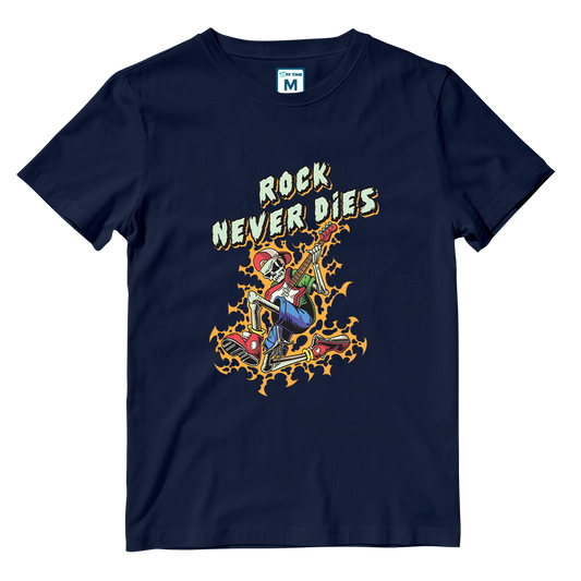 Cotton Shirt: Rock Never Dies