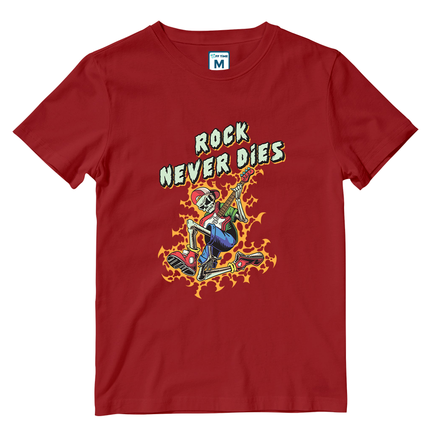 Cotton Shirt: Rock Never Dies