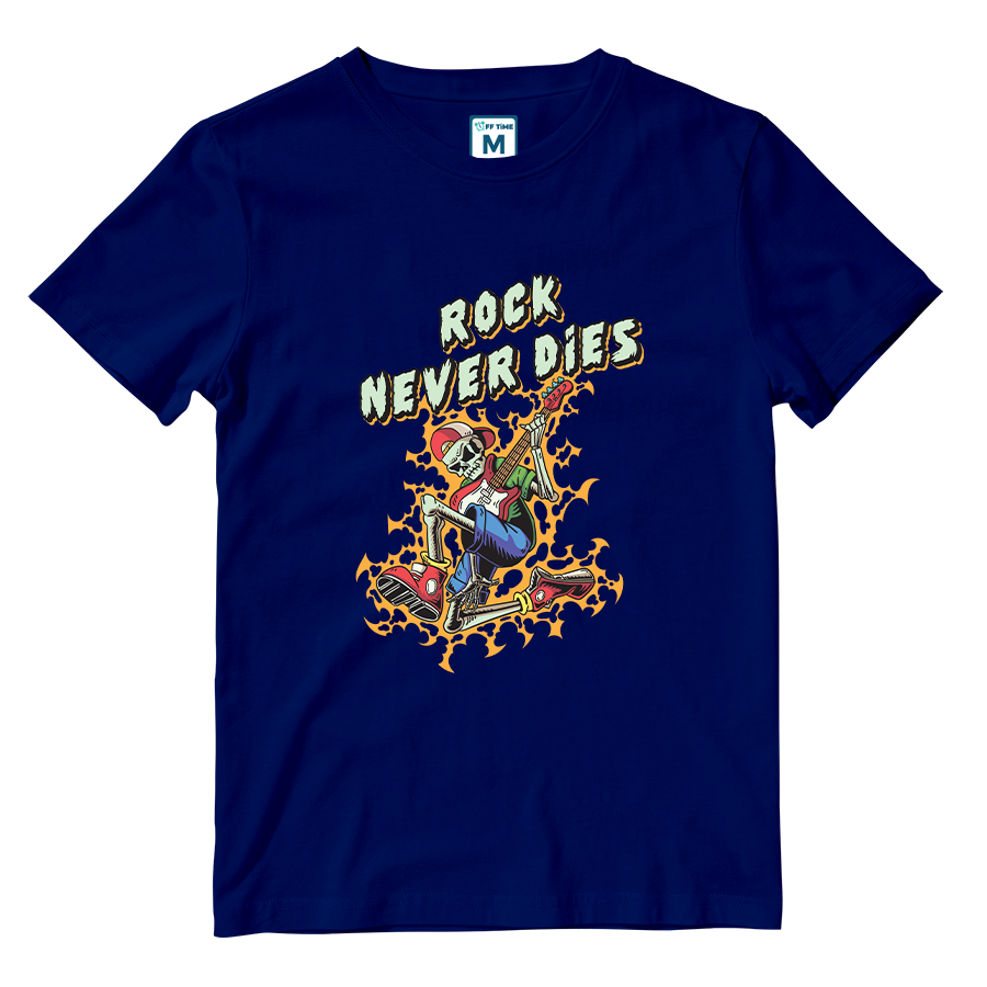 Cotton Shirt: Rock Never Dies