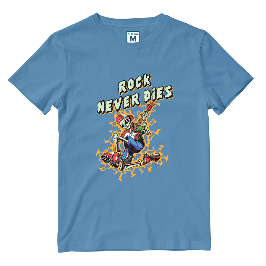 Cotton Shirt: Rock Never Dies