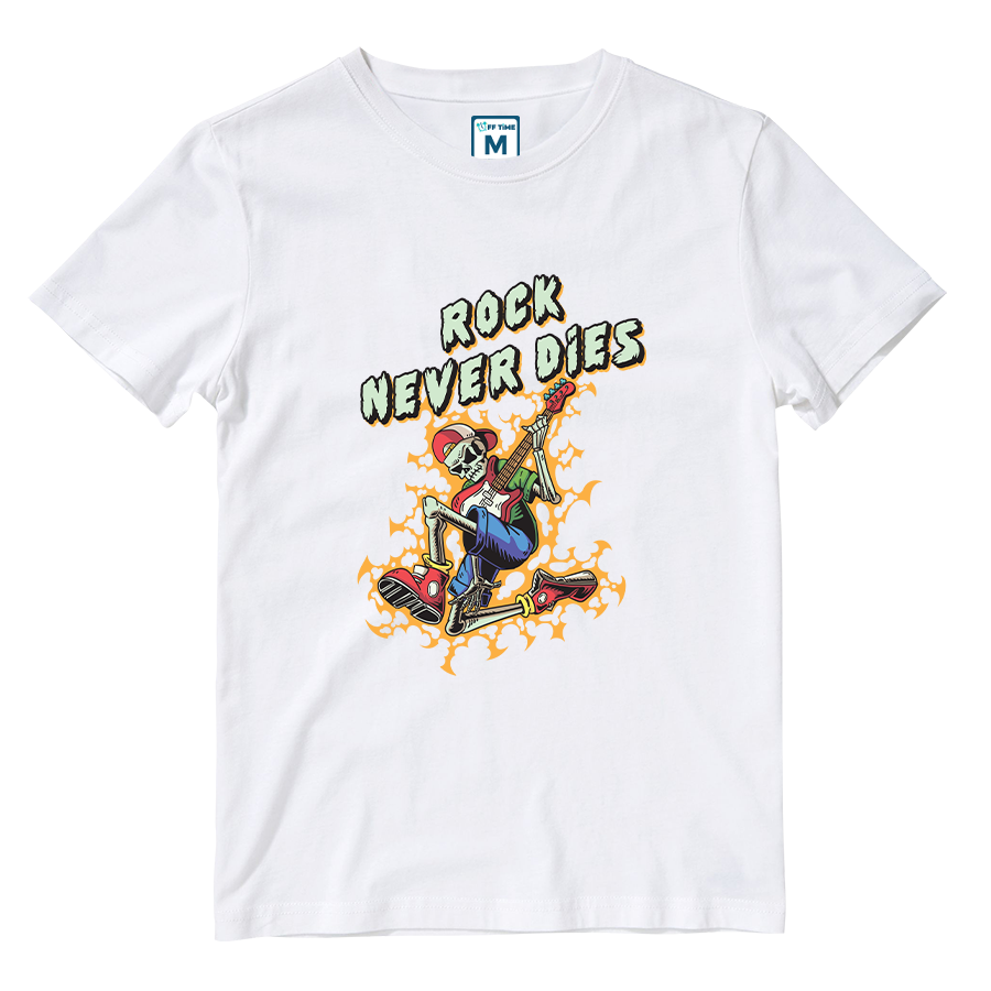 Cotton Shirt: Rock Never Dies