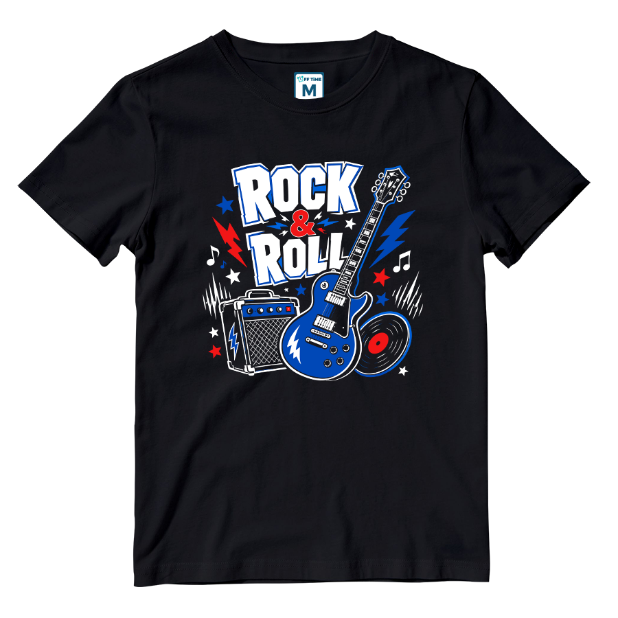 Cotton Shirt: Rock Roll