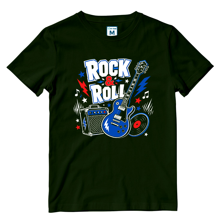 Cotton Shirt: Rock Roll