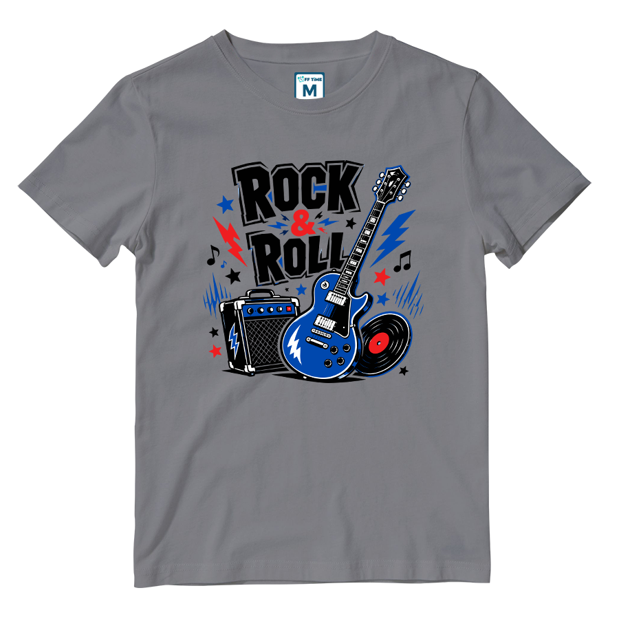 Cotton Shirt: Rock Roll