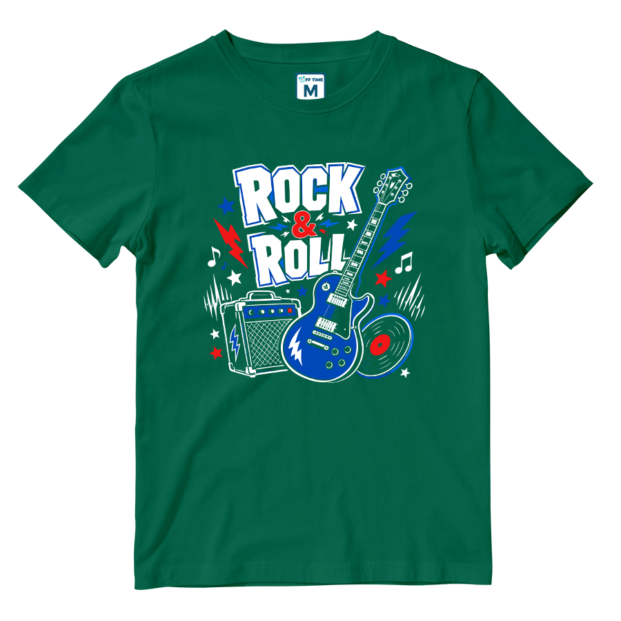Cotton Shirt: Rock Roll