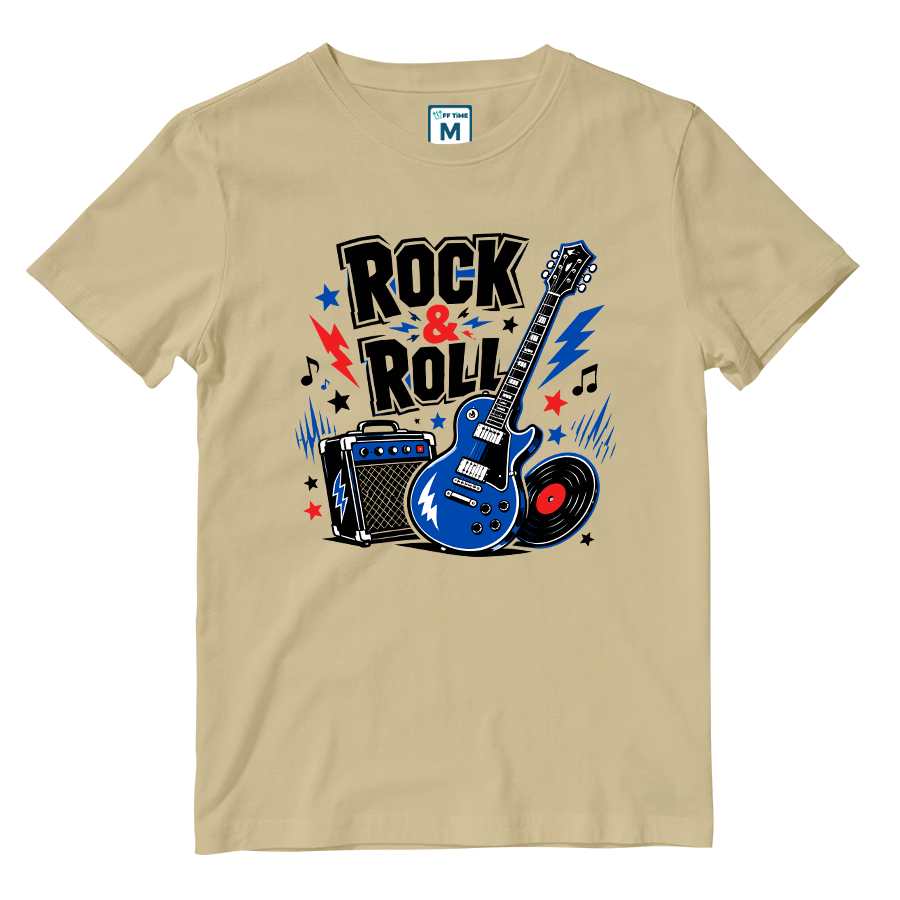 Cotton Shirt: Rock Roll