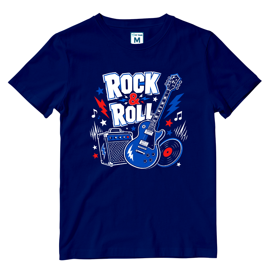 Cotton Shirt: Rock Roll