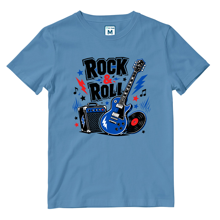 Cotton Shirt: Rock Roll