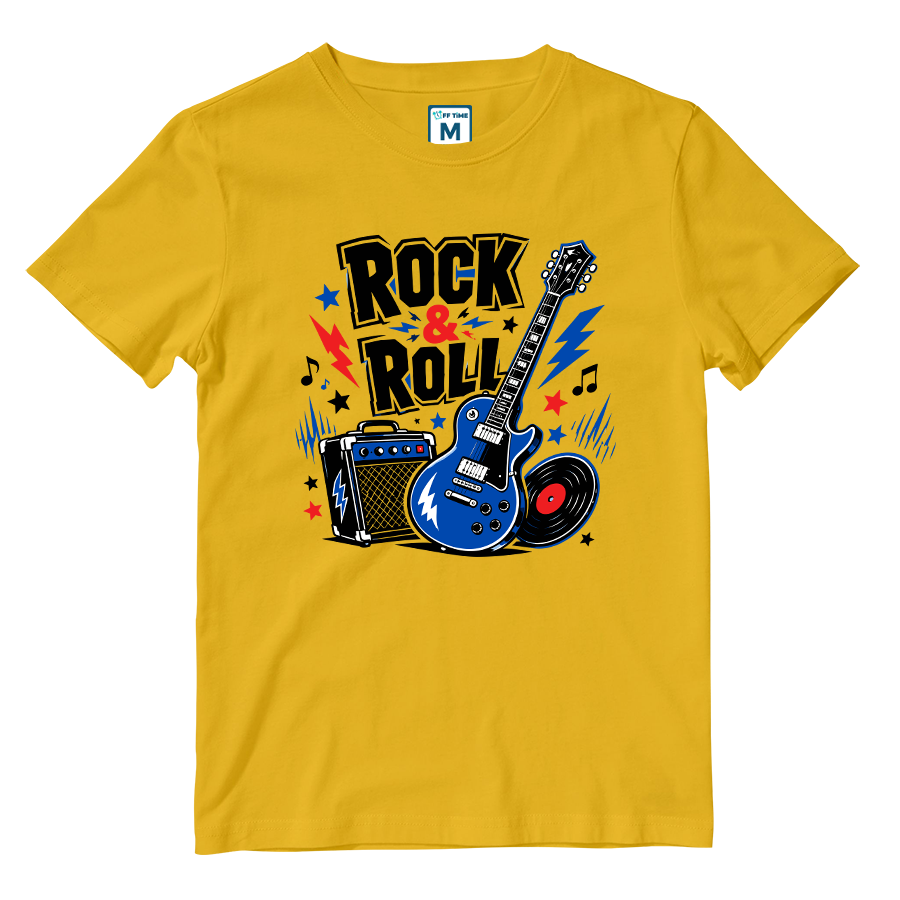 Cotton Shirt: Rock Roll