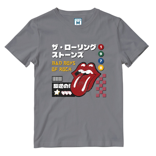 Cotton Shirt: Rolling Stones Japan Grunge