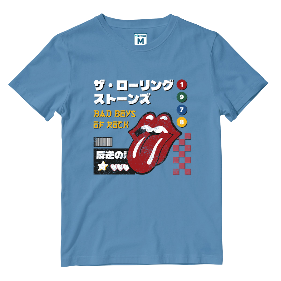 Cotton Shirt: Rolling Stones Japan Grunge