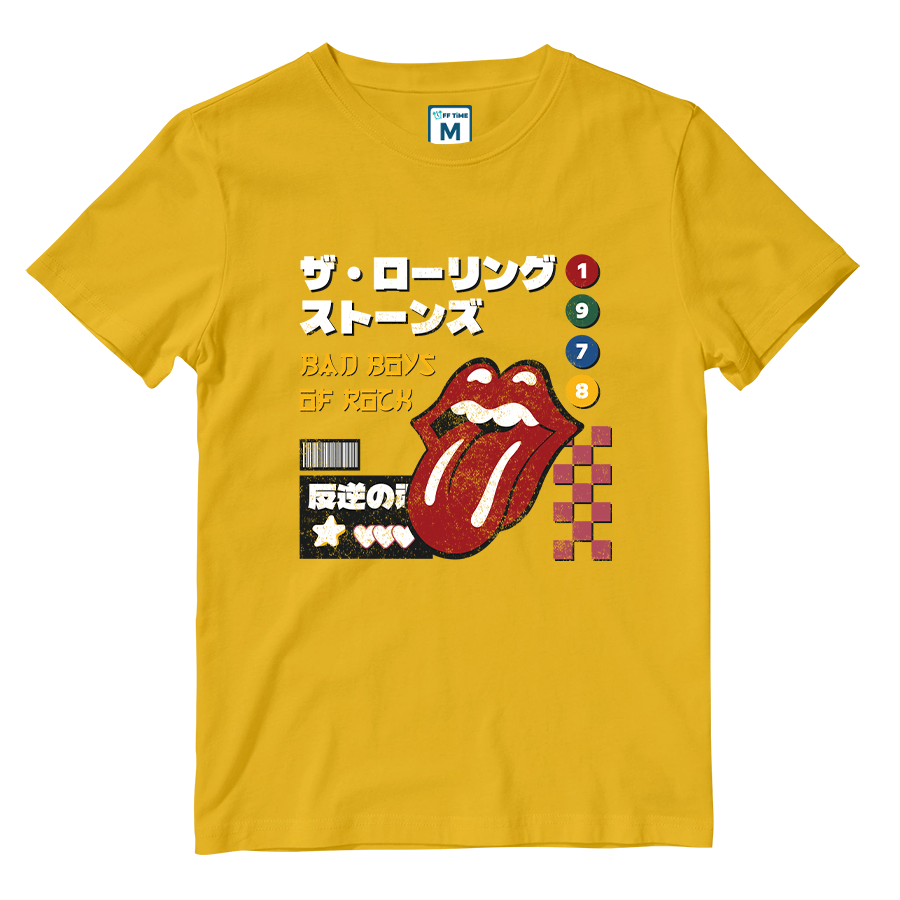 Cotton Shirt: Rolling Stones Japan Grunge