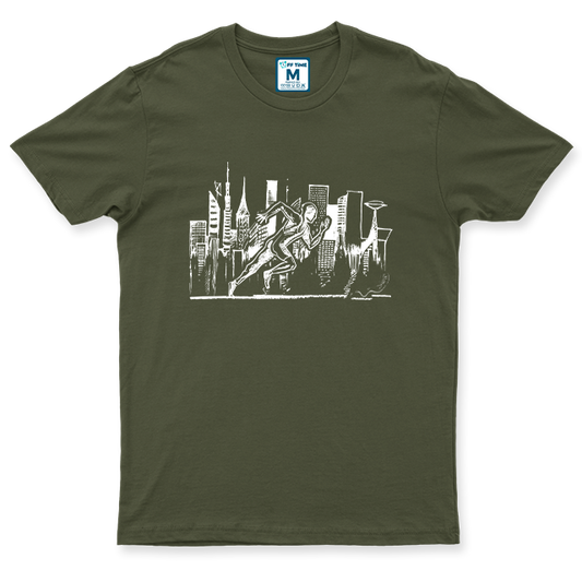 Drifit Shirt: Run Sketch