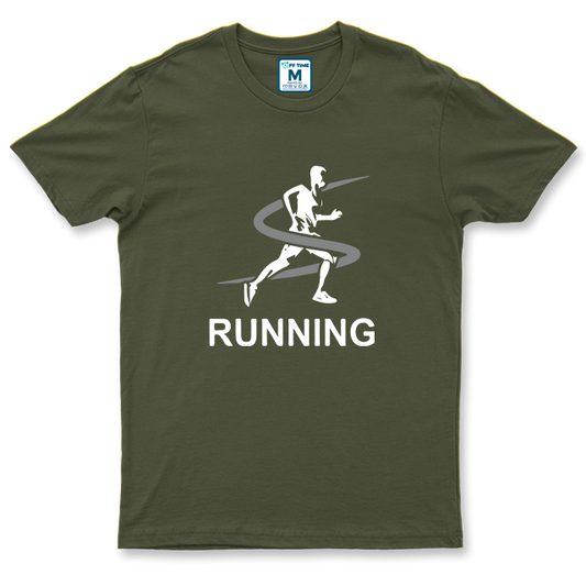 Drifit Shirt: Running Swirl