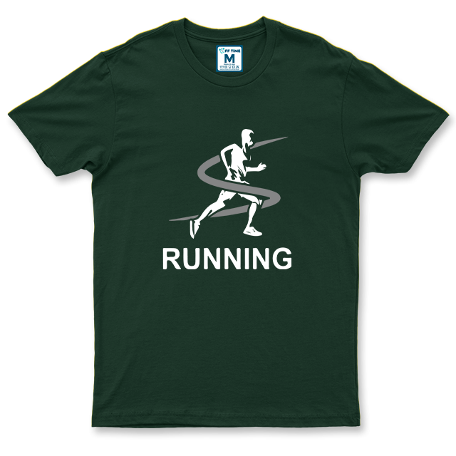 Drifit Shirt: Running Swirl