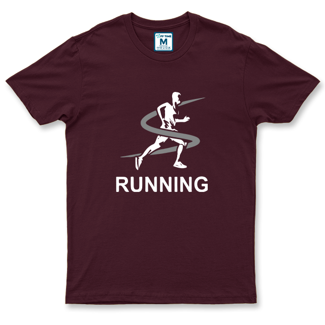 Drifit Shirt: Running Swirl