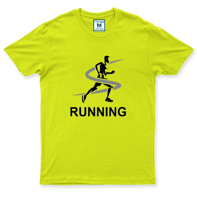 Drifit Shirt: Running Swirl