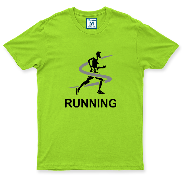Drifit Shirt: Running Swirl