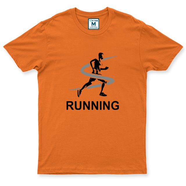 Drifit Shirt: Running Swirl