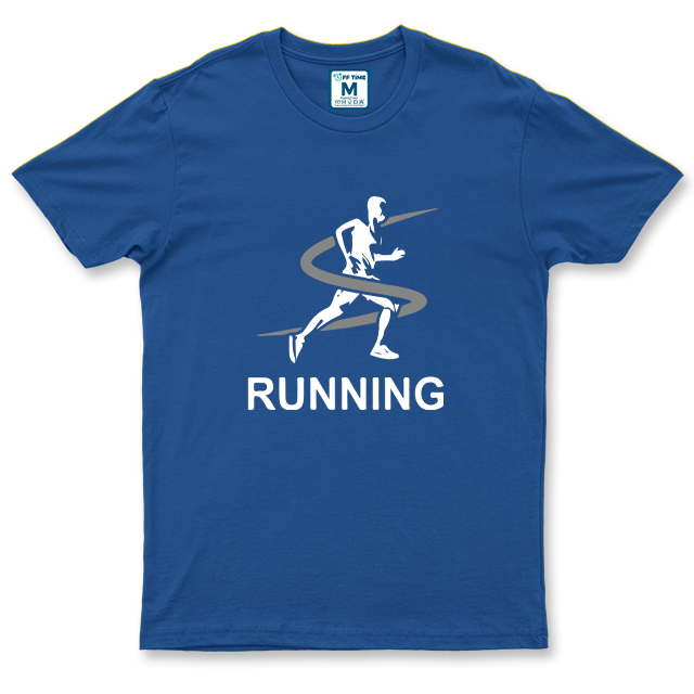 Drifit Shirt: Running Swirl