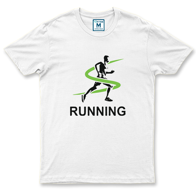 Drifit Shirt: Running Swirl