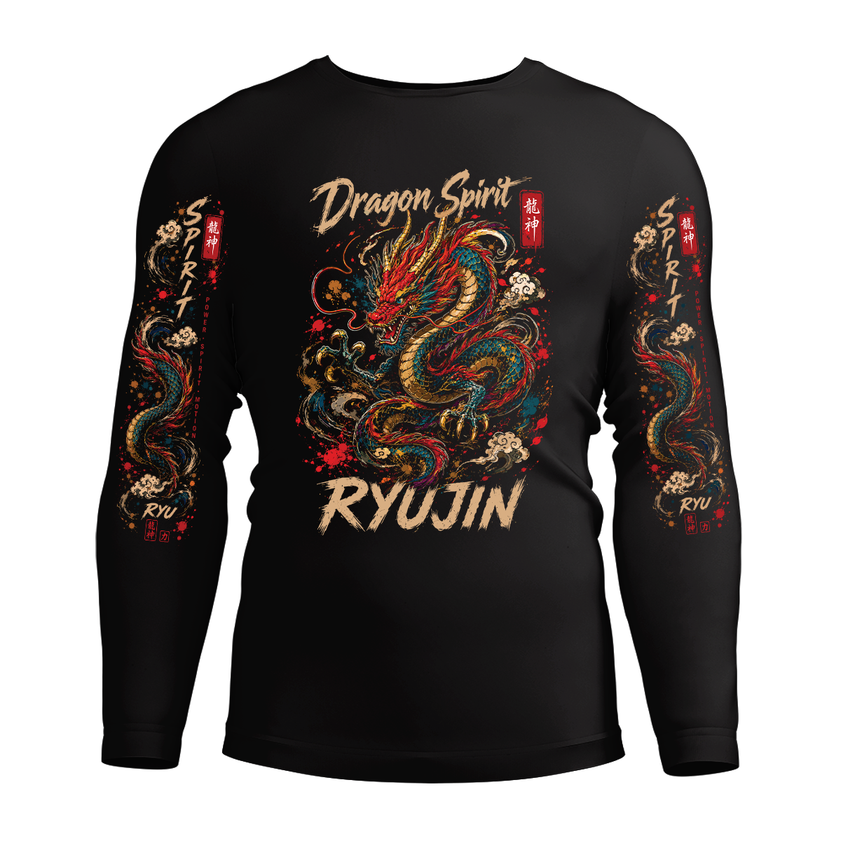 Long Sleeve Drifit Shirt: Ryujin