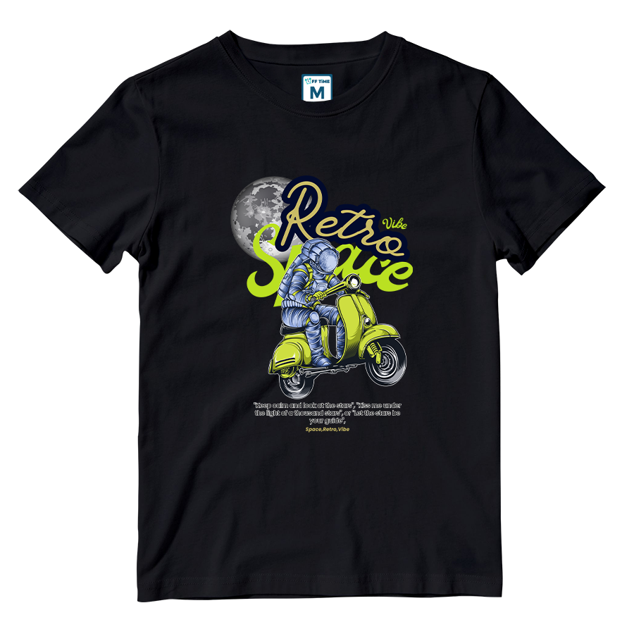 Cotton Shirt: SPACE RETRO VIBE